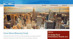 Desktop Screenshot of crossshorefunds.com